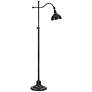 Cal Lighting Portico Adjustable Height Bronze Pharmacy Floor Lamp