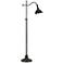 Cal Lighting Portico Adjustable Height Bronze Pharmacy Floor Lamp
