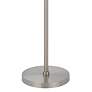 Cal Lighting Roanne 66 1/2" Modern Brushed Steel Metal Floor Lamp
