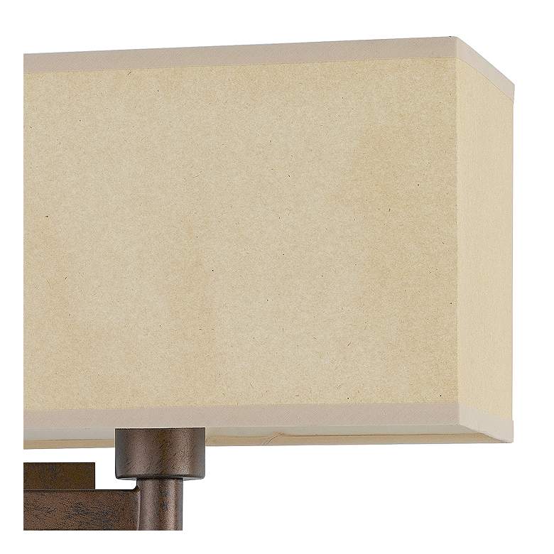 Image 4 Cal Lighting Robson 15 1/4" Wide Rust Plug-In Swing Arm Wall Lamp more views