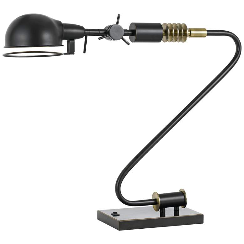Image 2 Cal Lighting Sagan 21" Dark Bronze Adjustable Desk Lamp