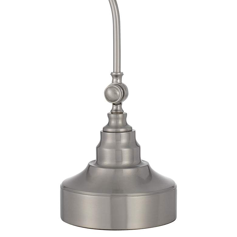 Image 4 Cal Lighting Simpson 25" Brushed Steel Adjustable Downbridge Desk Lamp more views