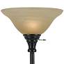Cal Lighting Skyler 71" Bronze Finish Torchiere Floor Lamp