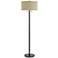 Cal Lighting Spiga 59" Dark Bronze Stick Floor Lamp