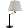 Cal Lighting Stila 28" High Dark Bronze Swing Arm Table Lamp