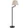 Cal Lighting Stila 59" High Dark Bronze Swing Arm Floor Lamp