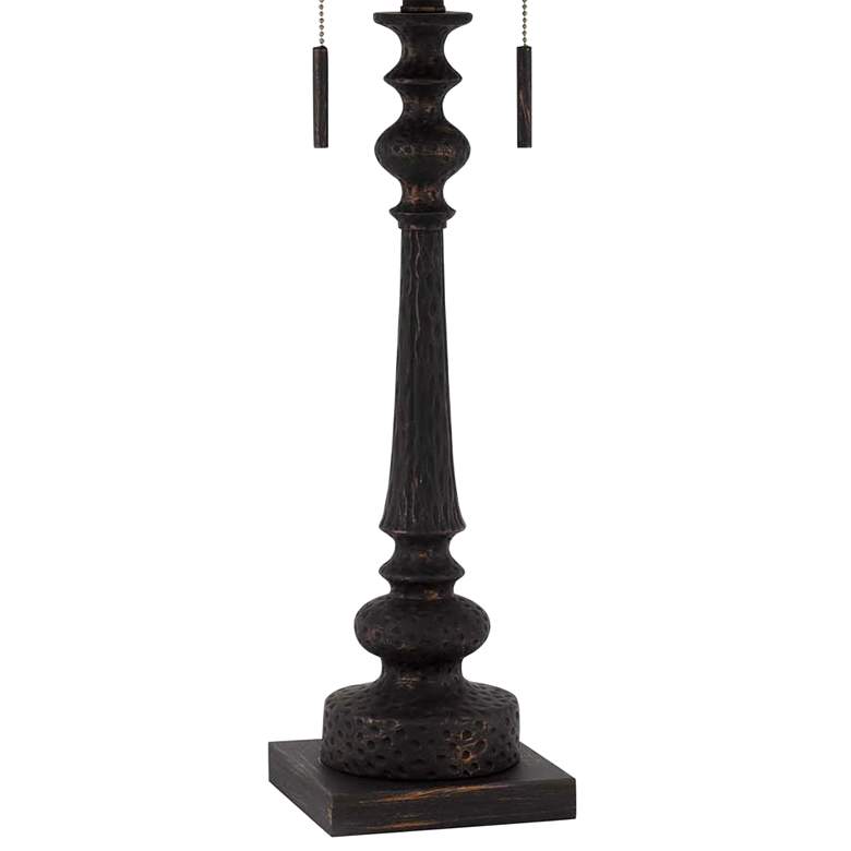 Image 5 Cal Lighting Torrington 31 1/2" Rustic Iron Hammered Finish Table Lamp more views