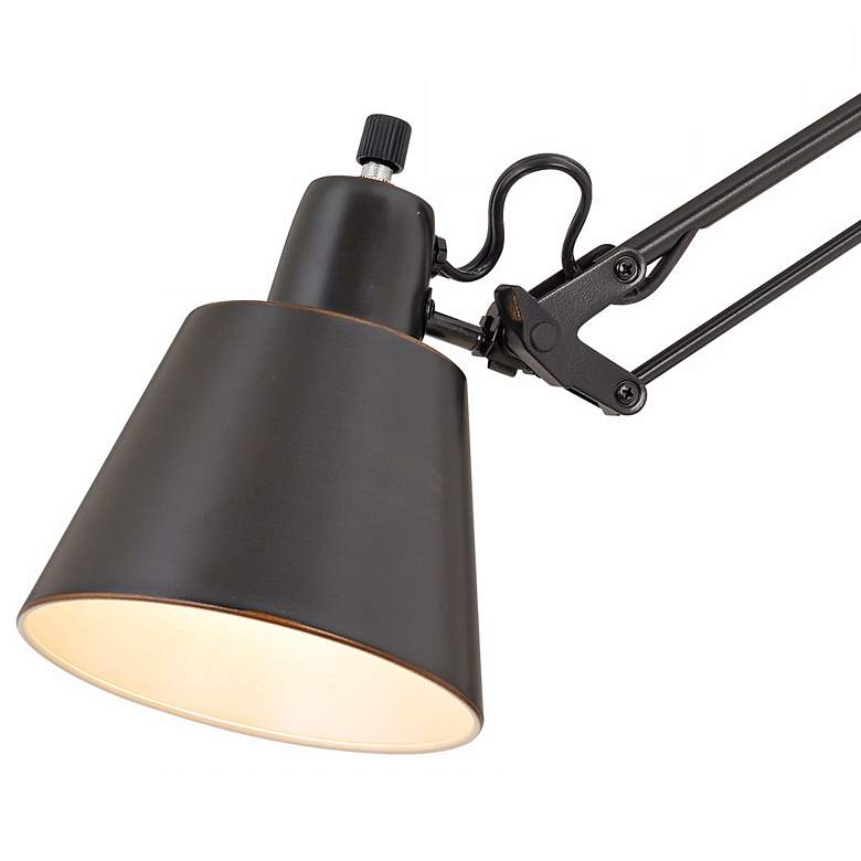 Image 4 Cal Lighting Udbina 27 inch Bronze Adjustable Architect&#39;s Desk Lamp more views