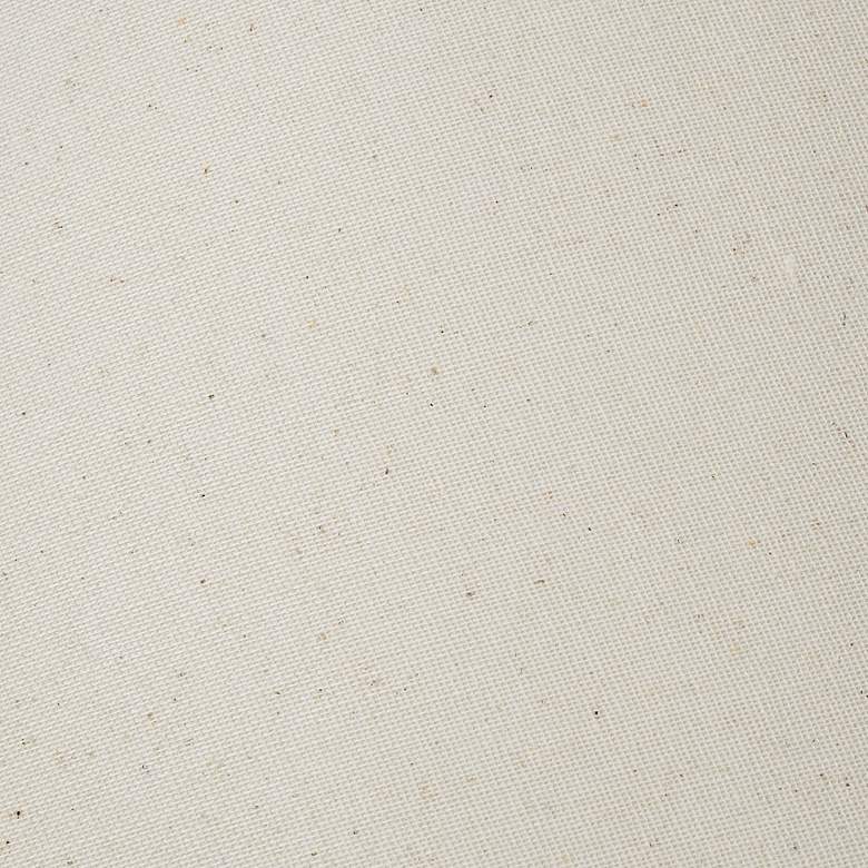 Image 4 Cal Lighting White Linen Hardback Empire Lamp Shade 6x17x11 (Spider) more views