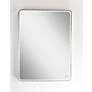 2_Cala Brushed Aluminum 23 3/4" x 31 1/2" Lighted Wall Mirror more views