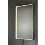 4_Cala Brushed Aluminum 23 3/4" x 31 1/2" Lighted Wall Mirror more views