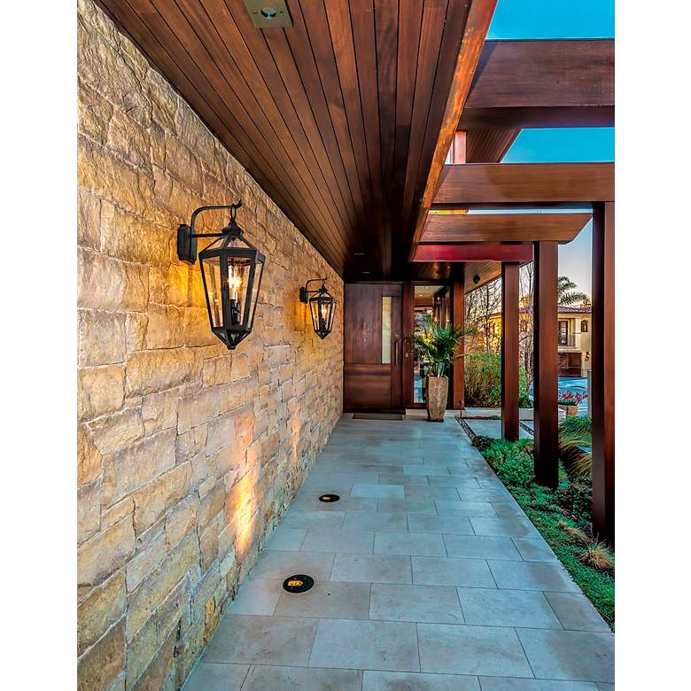 Image 3 Calabasas 20 1/4" High Vintage Bronze Outdoor Wall Light more views