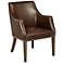 Calabria Brown Bonded Leather Armchair