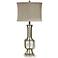 Calais Painted Brushed Nickel Table Lamp