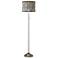 Calathea Gem Brushed Nickel Pull Chain Floor Lamp