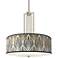 Calathea Gem Carey 24" Brushed Nickel 4-Light Chandelier