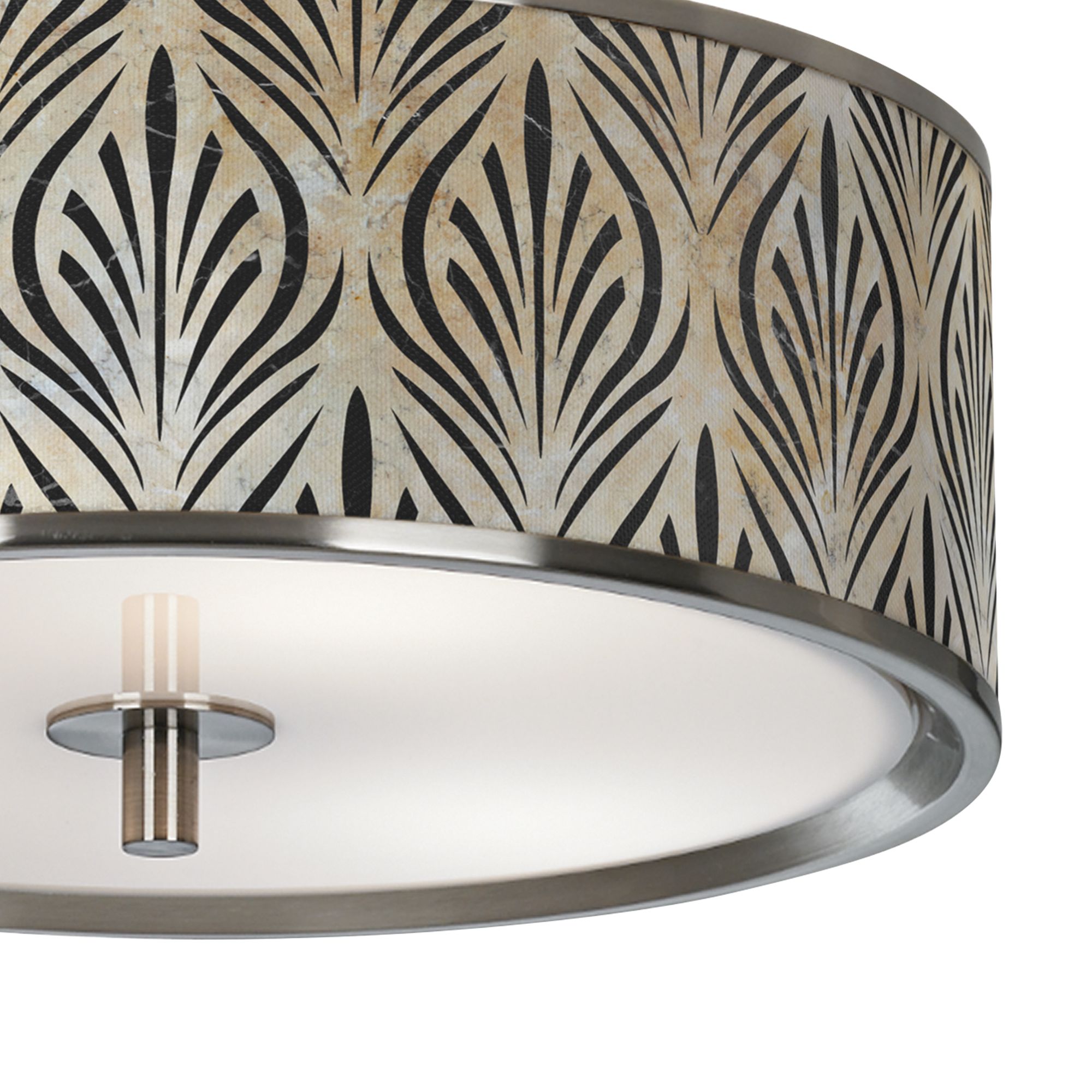 Image 3 Calathea Gem Giclee Glow 14" Wide Ceiling Light more views