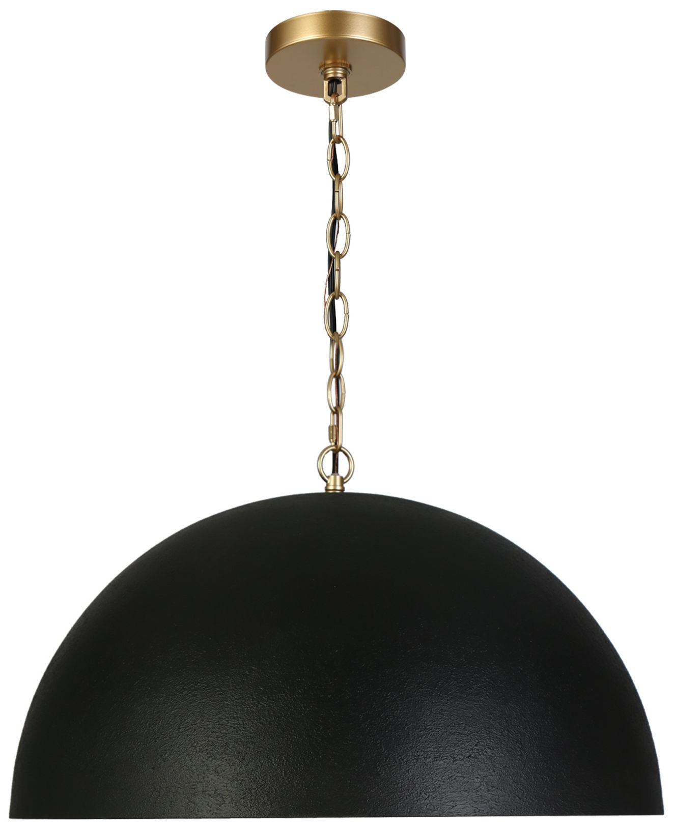 Thumbnail1 of Calder 23 1/2" Wide Black Gold Modern Pendant Light