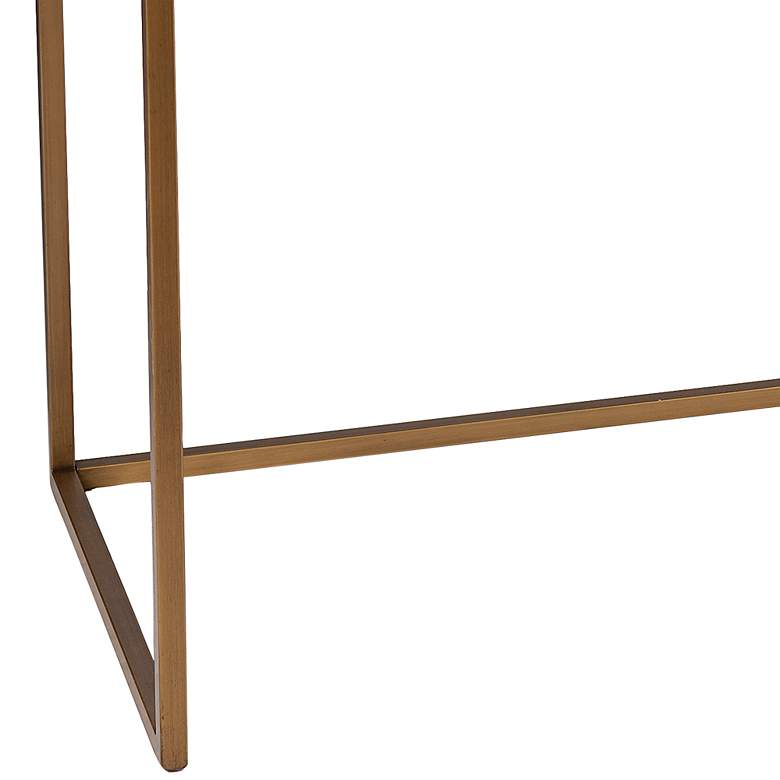Image 4 Caldlin 45 1/2" Wide Black and Gold Flip-Top Desk more views