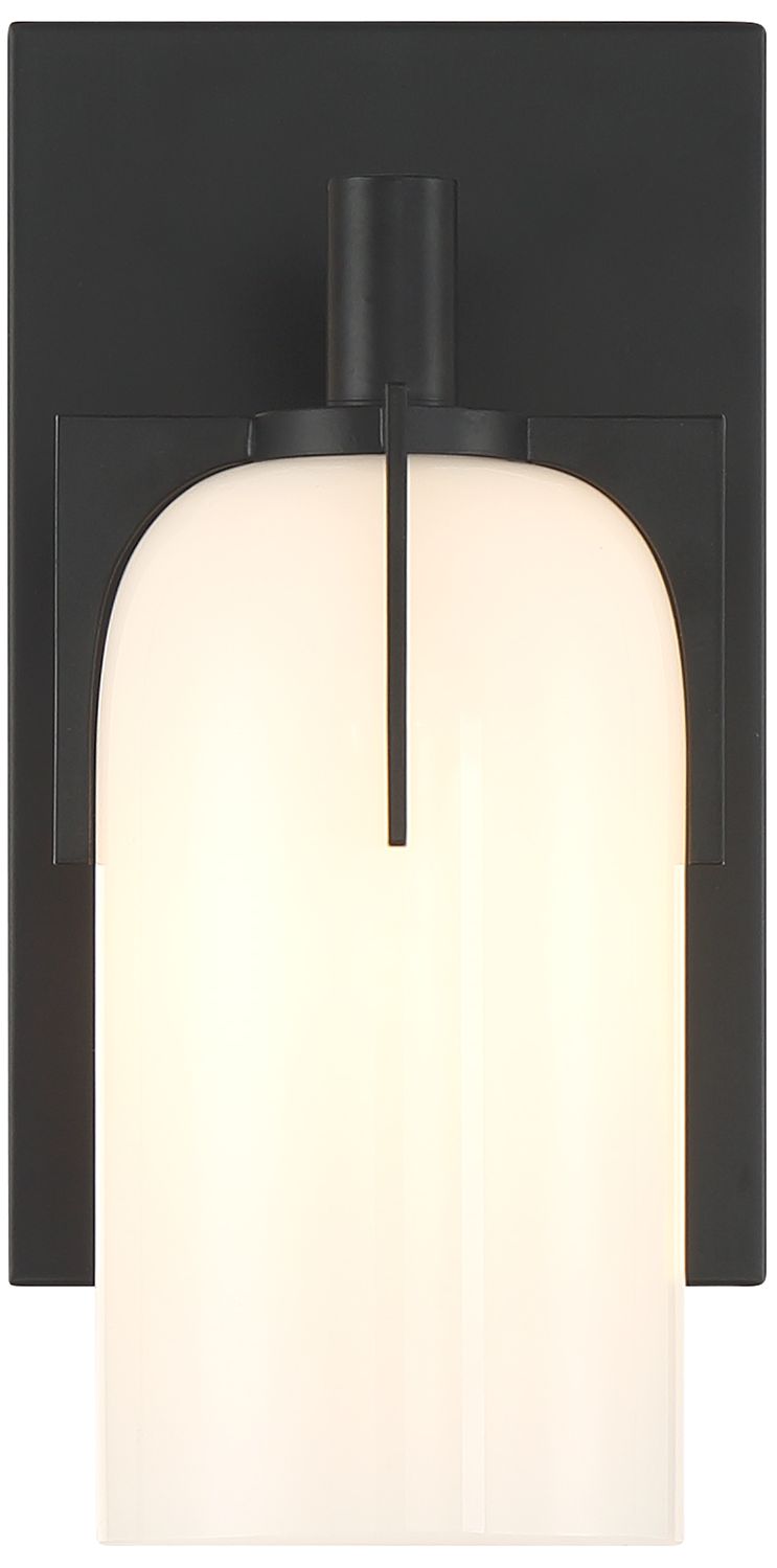 Image 3 Caldwell 1-Light Bathroom Vanity Light in Matte Black more views