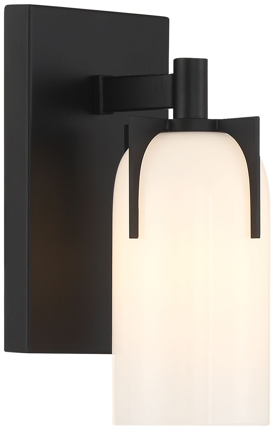 Image 4 Caldwell 1-Light Bathroom Vanity Light in Matte Black more views