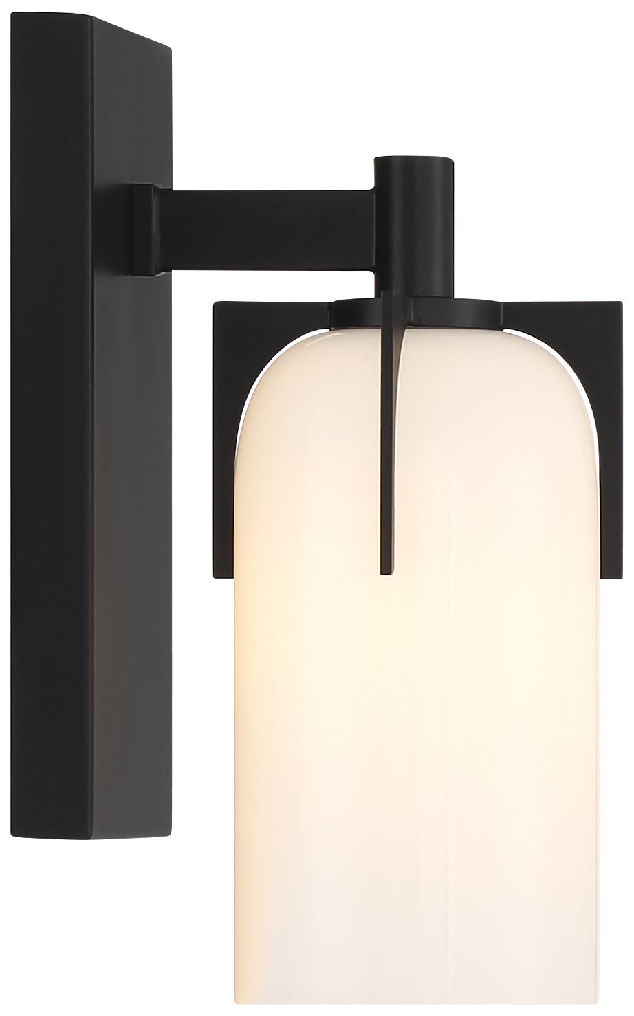 Image 5 Caldwell 1-Light Bathroom Vanity Light in Matte Black more views