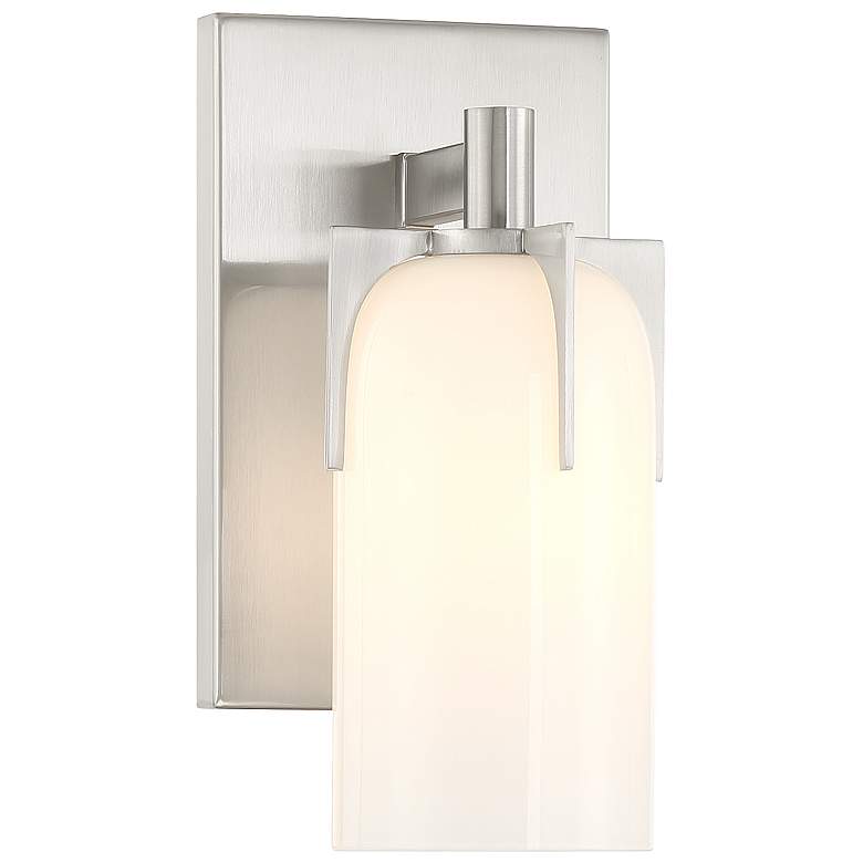 Image 1 Caldwell 1-Light Bathroom Vanity Light in Satin Nickel