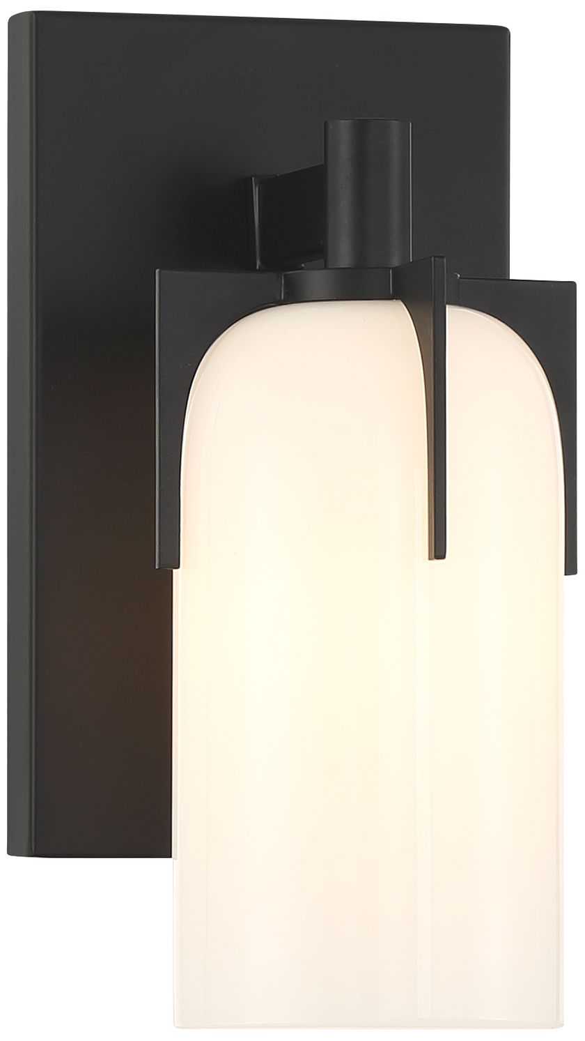 Caldwell 1-Light Wall Sconce in Matte Black