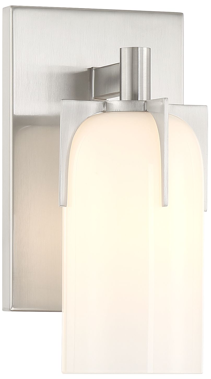 Caldwell 1-Light Wall Sconce in Satin Nickel