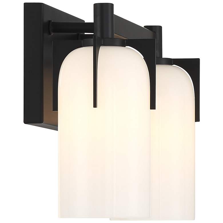 Image 5 Caldwell 2-Light Bathroom Vanity Light in Matte Black more views