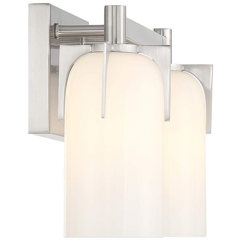 Image 5 Caldwell 2-Light Bathroom Vanity Light in Satin Nickel more views