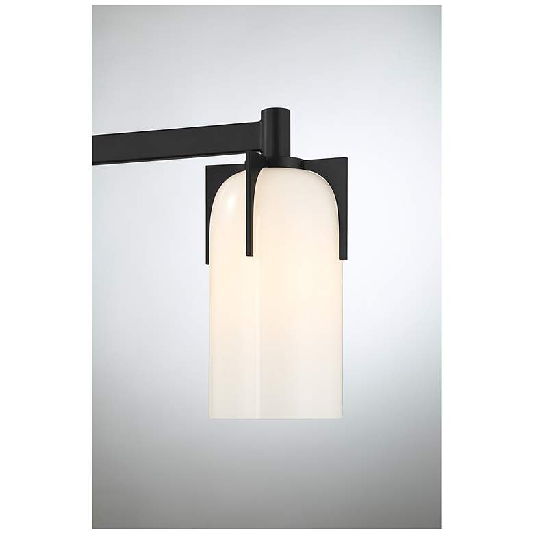 Image 6 Caldwell 3-Light Bathroom Vanity Light in Matte Black more views