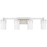 2_Caldwell 4-Light Bathroom Vanity Light in Satin Nickel more views