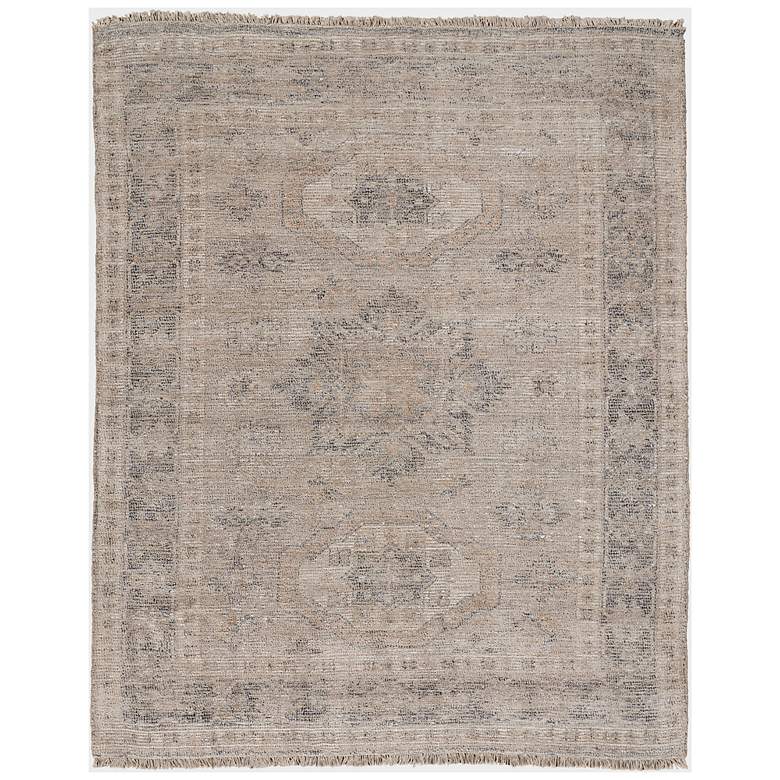 Image 2 Caldwell 8798798 5&#39;x7&#39;6 inch Latte Tan and Beige Wool Area Rug