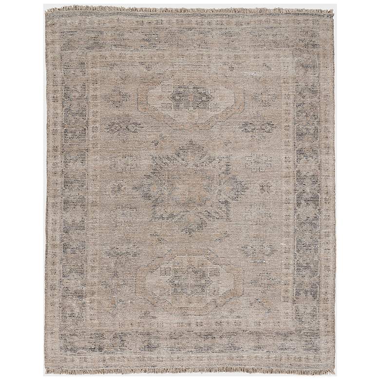 Image 2 Caldwell 8798798 5'x7'6" Latte Tan and Beige Wool Area Rug