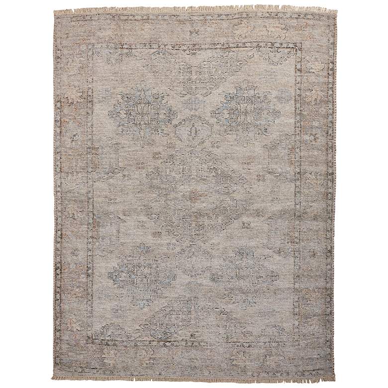 Caldwell 8798801 5&#39;x7&#39;6&quot; Latte Tan and Beige Wool Area Rug