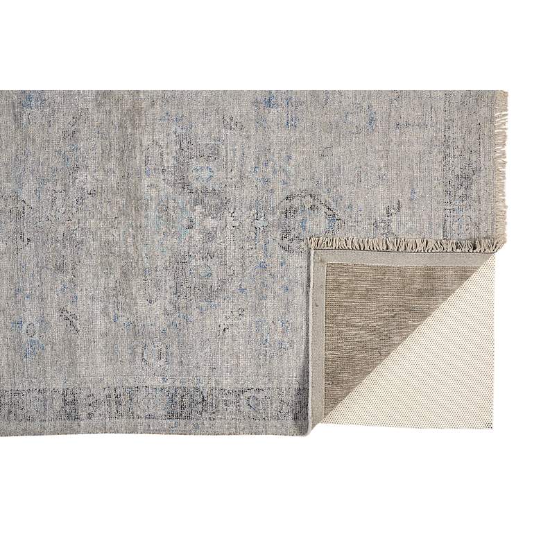 Image 4 Caldwell 8798805 5'x7'6" Warm Gray and Blue Wool Area Rug more views