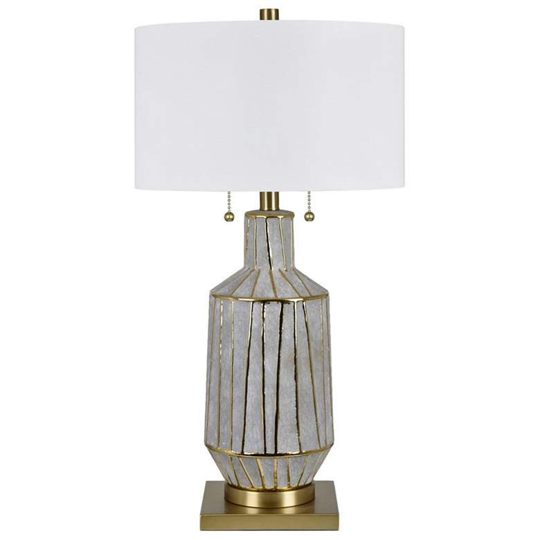 Image 1 Caldwell Ceramic Table Lamp - Gray