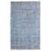Caldwell Distressed Hand Woven Blue Area Rug 5' x 7'-6"