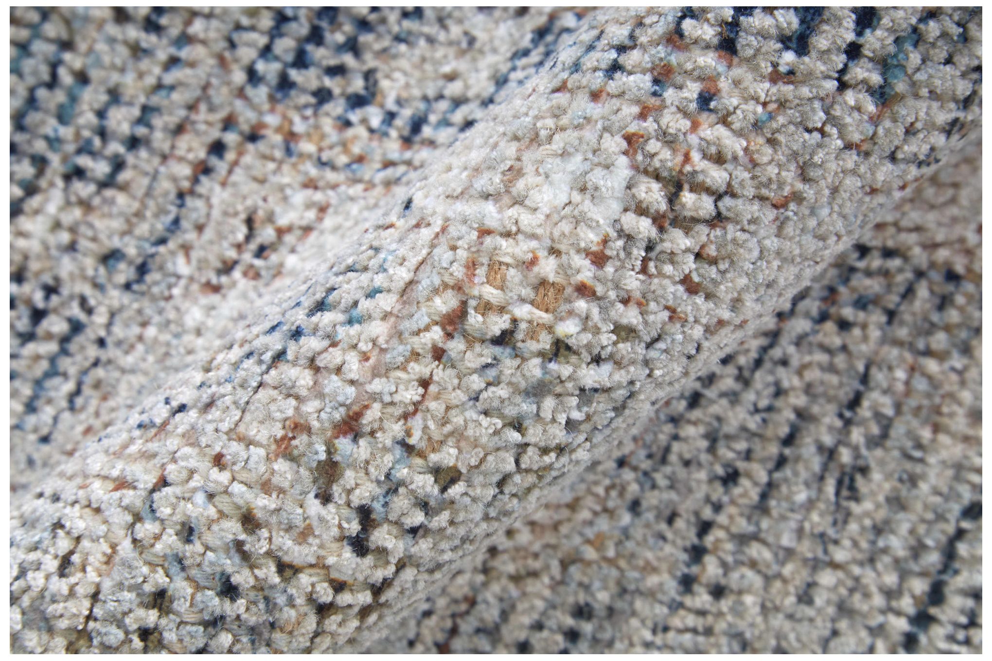 Image 6 Caldwell Distressed Hand Woven Gray Area Rug 9' x 12' more views