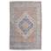 Caldwell Distressed Hand Woven Ivory Area Rug 5' x 7'-6"