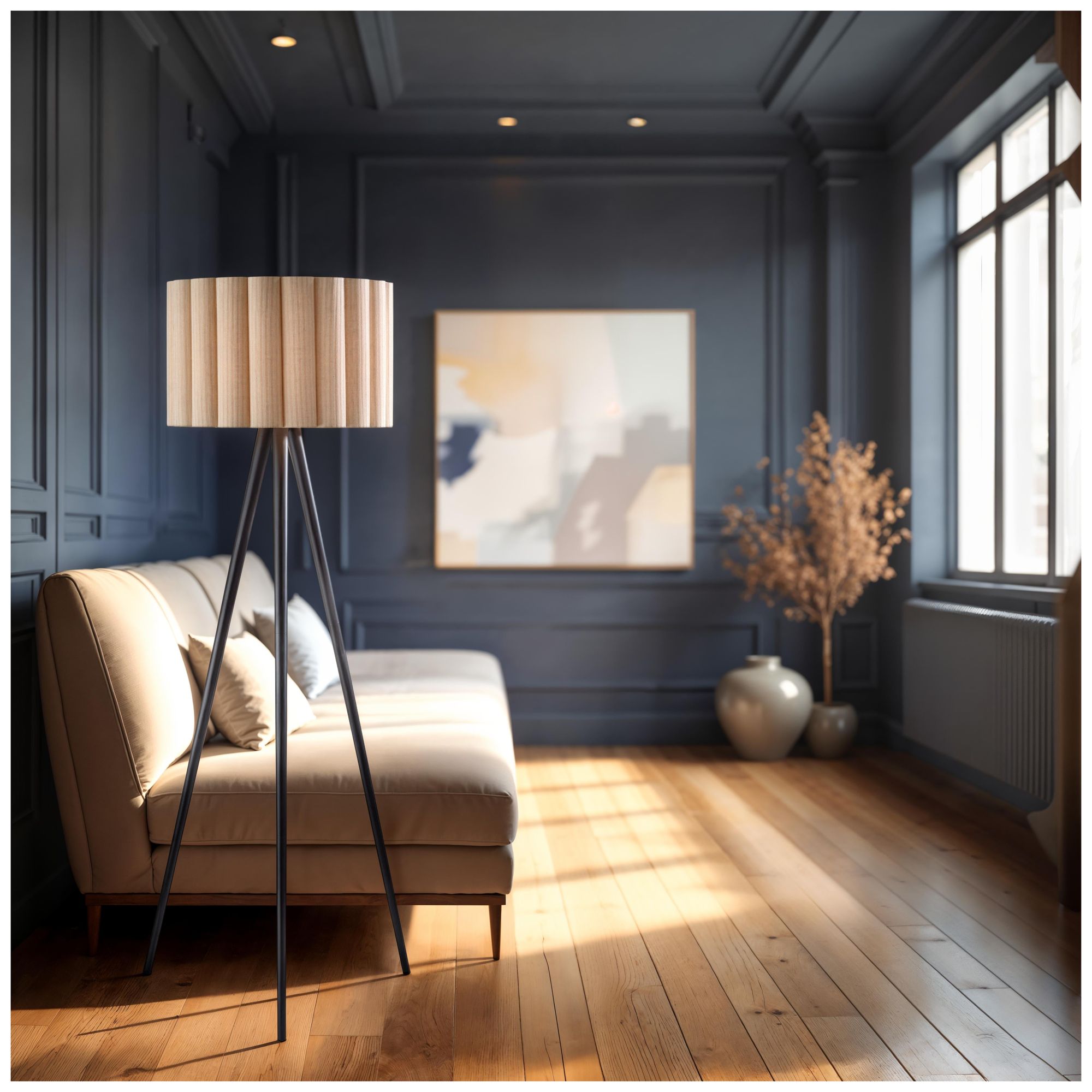 Image 2 Caldwell Floor Lamp- Black more views