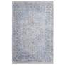 Caldwell Medallion Hand Woven Gray Area Rug 3'-6" x 5'-6"