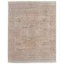 Caldwell Medallion Hand Woven Orange Area Rug 7'-6" x 9'-6"