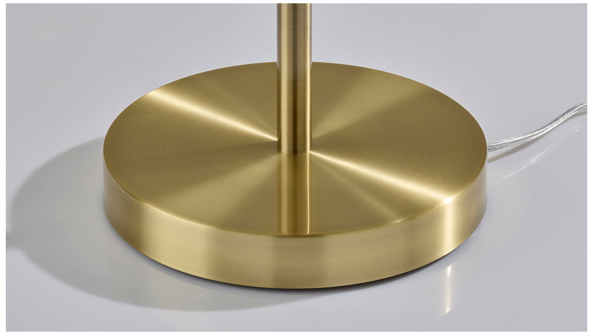 Image 7 Caldwell Shelf Floor Lamp- Antique Brass more views