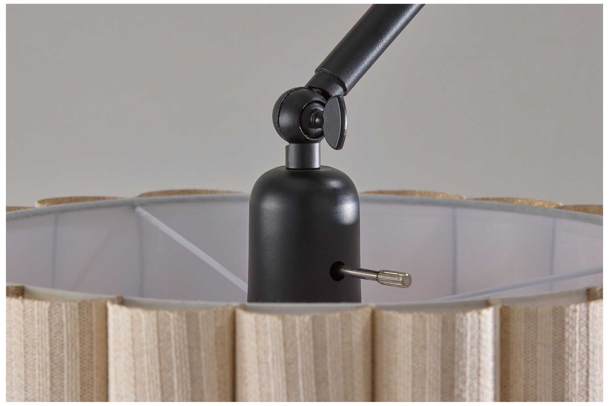 Image 5 Caldwell Shelf Floor Lamp- Black more views