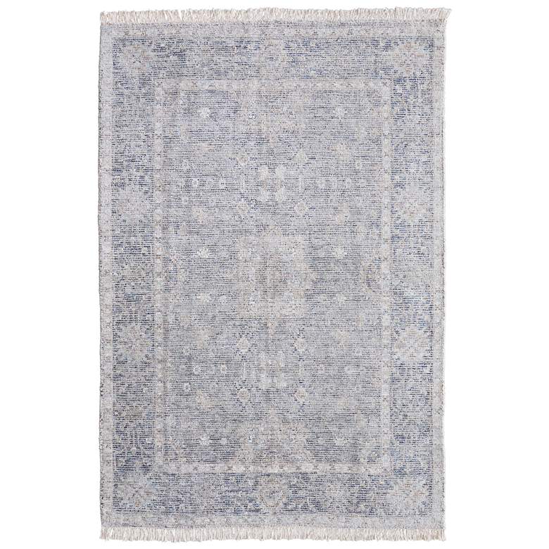Image 1 Caldwell Transitional Distressed Hand Woven Gray Area Rug 8799F