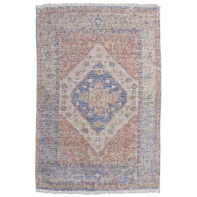 Image 1 Caldwell Transitional Distressed Hand Woven Ivory Area Rug 8127F