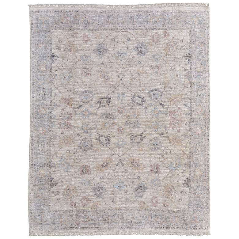 Image 1 Caldwell Transitional Floral & Botanical Hand Woven Ivory Area Rug 8976F