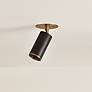 Thumbnail4 of Caleb 4 3/4" Wide Patina Brass and Bronze Ceiling Light more views